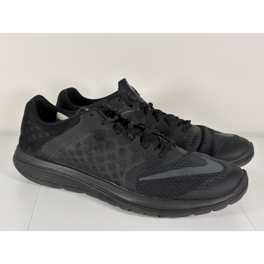 Men's Nike FS Lite Run 3 Shoes Black Size 14
